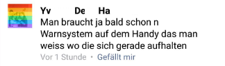 Es gibt Leute, bei denen wünscht man sich, dass ihr Handy ein funktionierendes Warnsystem gegen dumme und fremdenfeindliche Kommentare hätte.