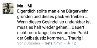 Bürgerwehren... Dunkles Mittelalter oder was geht vor in solchen Köpfen?