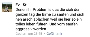 Es bleibt wirklich kein Nazi-Vorurteil ausgespahrt. Von 4,70€ am tag werden die sich wichtigere Dinge besorgen wie Alkohol.