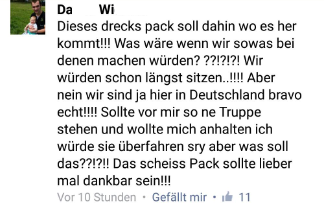 Eine Amokfahrt mit dem eigenem PKW ist auch für eigebohrene Franken nicht empfehlenswert.