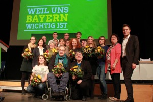 Die Mitglieder des neuen Landesausschusses. Quelle: B90/Grüne Bayern