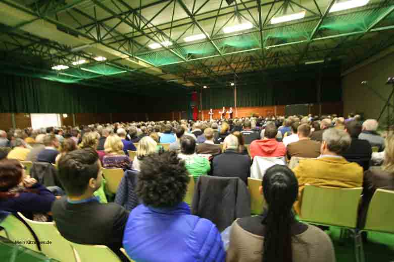 Gut gefüllte Steigerwaldhalle