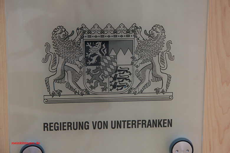 Schild Regierung von Unterfranken